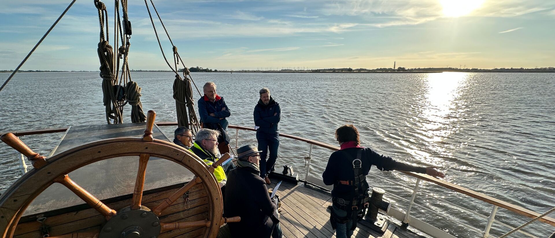 Projekte auf Kurs bringen: Segeltörn auf der „Großherzogin Elisabeth“ 