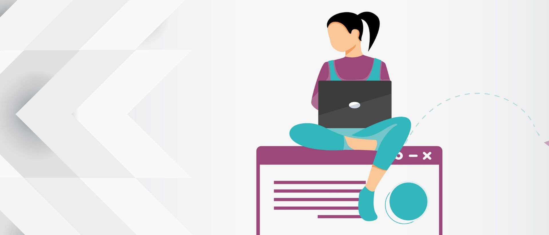 bild grafik frau laptop